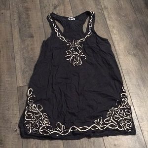 Cute Mudpie tank dress with embellished details